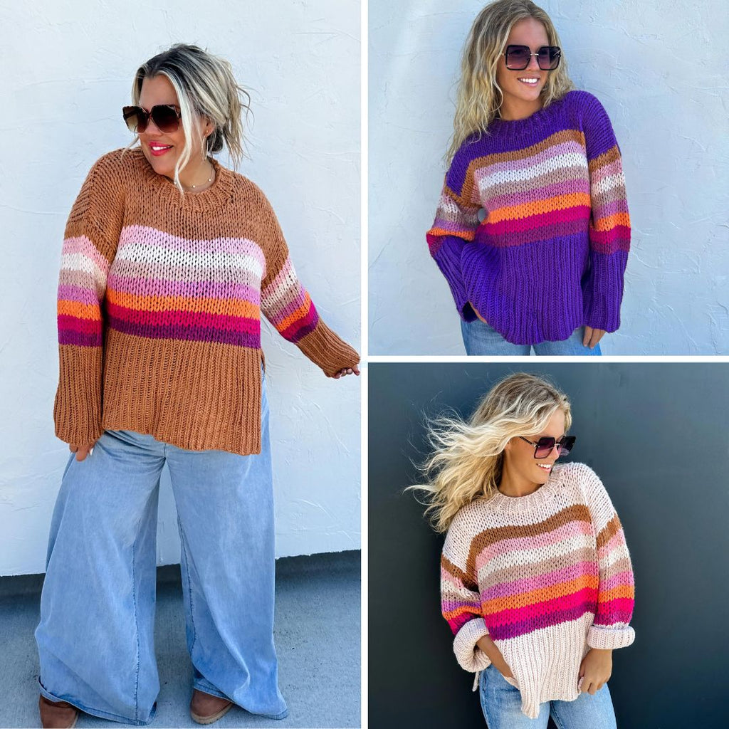 PREORDER: Micki Chunky Sweater - 3 Colors!-Womens-Villari Chic, women's online fashion boutique in Severna, Maryland