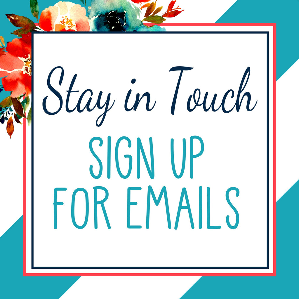 'Stay in touch and sign up for our emails' | Sign up for emails and be the first to know about new arrivals and exclusive specials | Villari Chic Boutique is a women's online fashion boutique located in Severna, Maryland