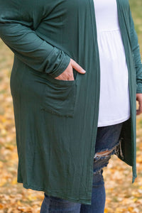 Classic Cardigan - Evergreen-Cardigan-Villari Chic, women's online fashion boutique in Severna, Maryland