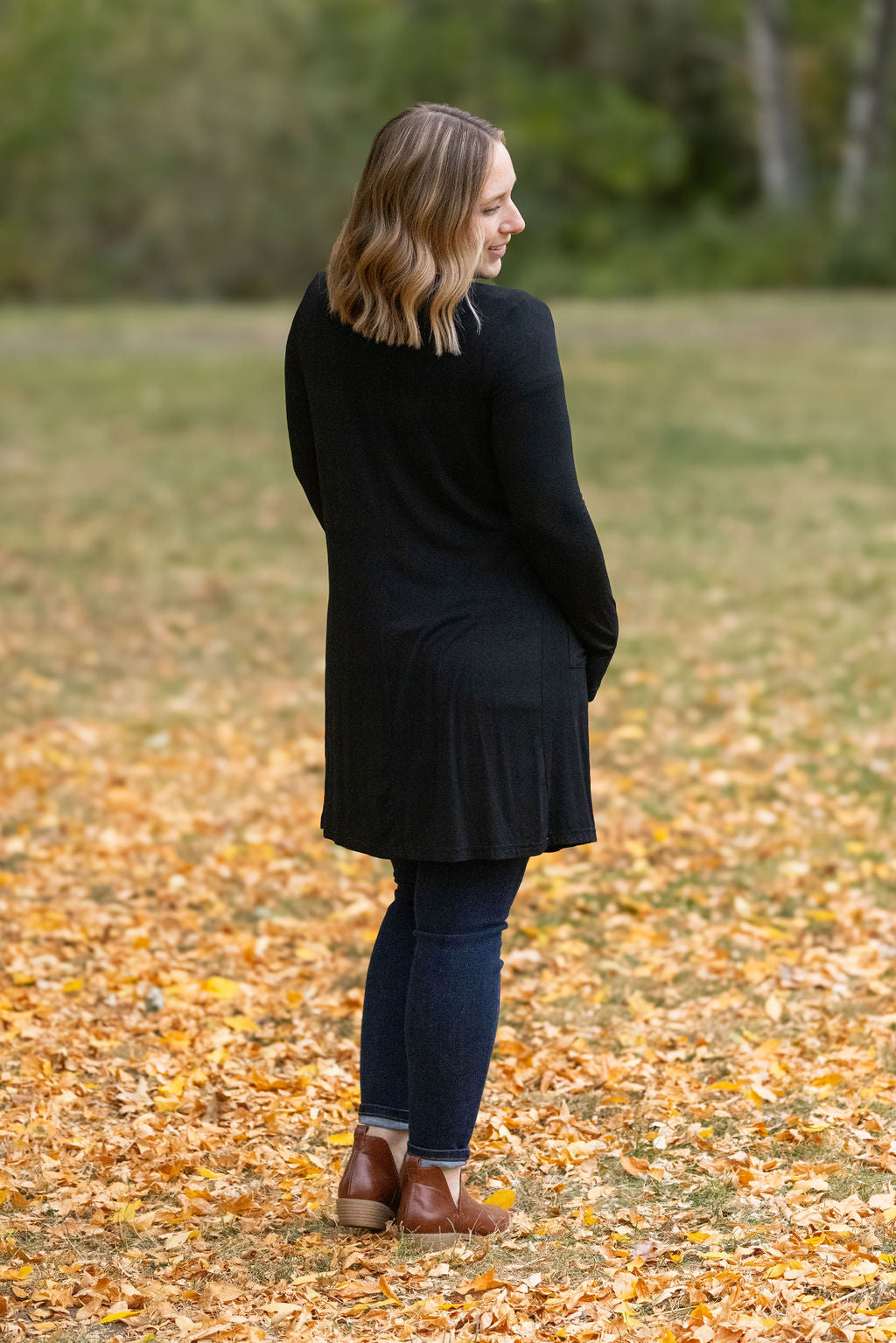 Classic Cardigan - Black-Cardigan-Villari Chic, women's online fashion boutique in Severna, Maryland