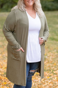 Classic Cardigan - Olive-Cardigan-Villari Chic, women's online fashion boutique in Severna, Maryland