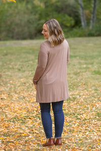 Classic Cardigan - Mocha-Cardigan-Villari Chic, women's online fashion boutique in Severna, Maryland