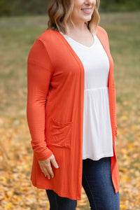 Classic Cardigan - Pumpkin-Cardigan-Villari Chic, women's online fashion boutique in Severna, Maryland