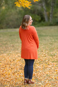 Classic Cardigan - Pumpkin-Cardigan-Villari Chic, women's online fashion boutique in Severna, Maryland