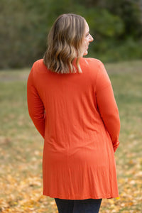 Classic Cardigan - Pumpkin-Cardigan-Villari Chic, women's online fashion boutique in Severna, Maryland