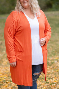 Classic Cardigan - Pumpkin-Cardigan-Villari Chic, women's online fashion boutique in Severna, Maryland