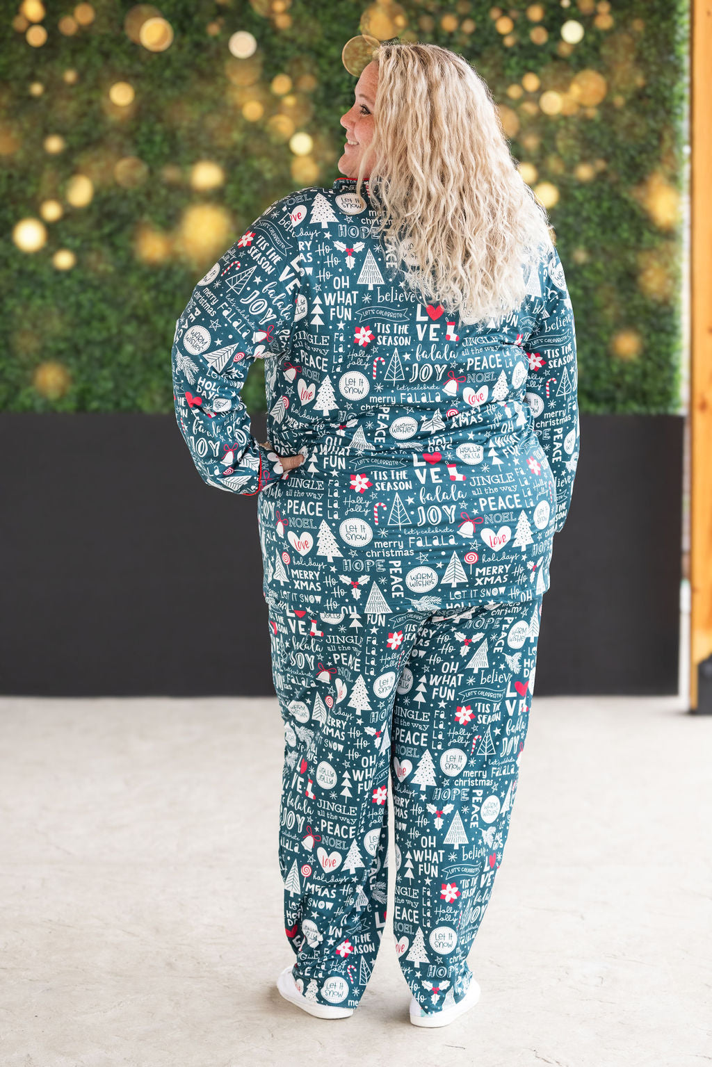 Evergreen Christmas Pajama Set-Sets-Villari Chic, women's online fashion boutique in Severna, Maryland