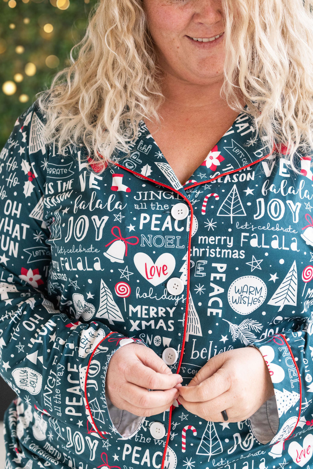 Evergreen Christmas Pajama Set-Sets-Villari Chic, women's online fashion boutique in Severna, Maryland