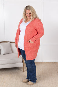 Madison Cozy Cardigan - Cherry Blush-Villari Chic, women's online fashion boutique in Severna, Maryland