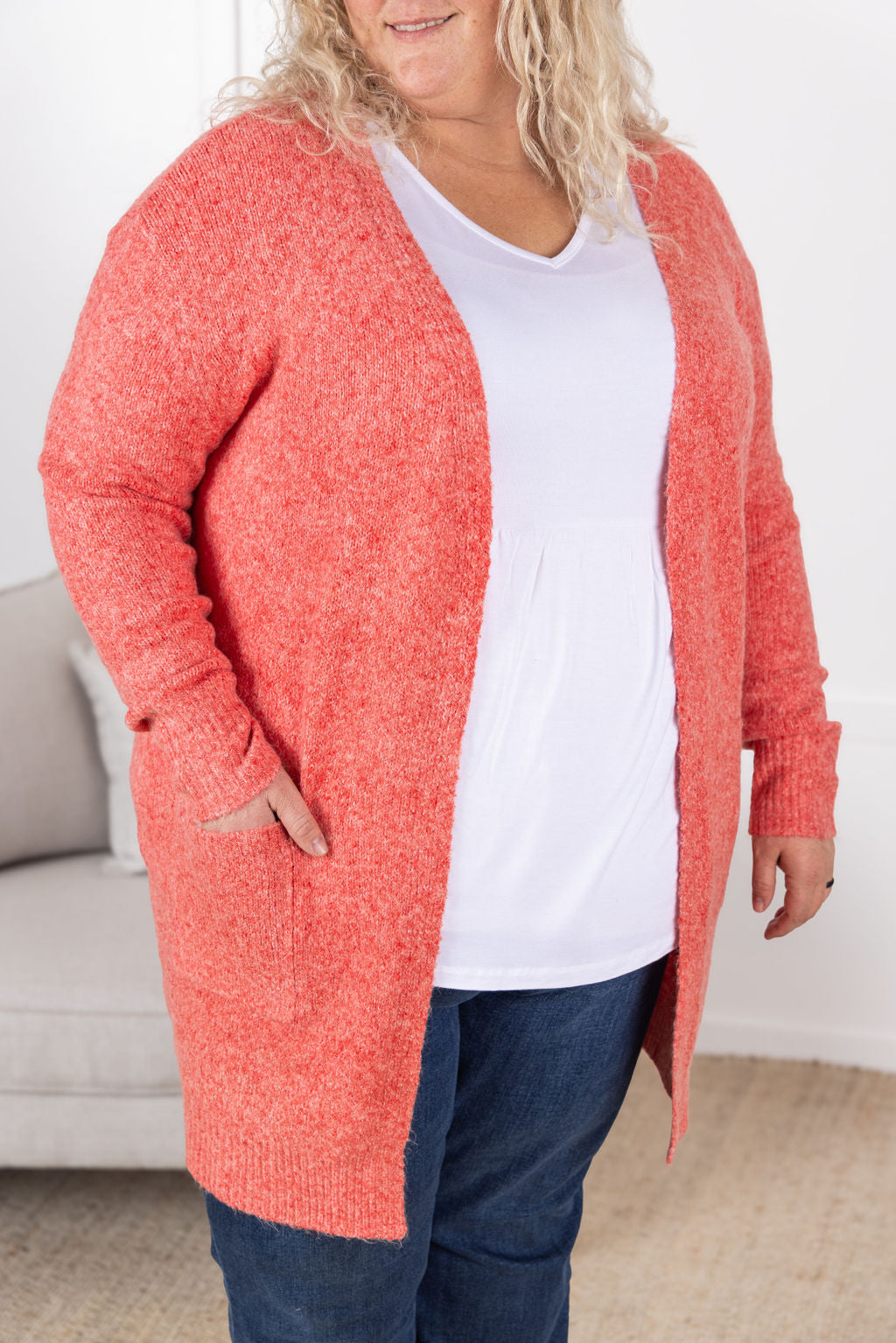 Madison Cozy Cardigan - Cherry Blush-Villari Chic, women's online fashion boutique in Severna, Maryland