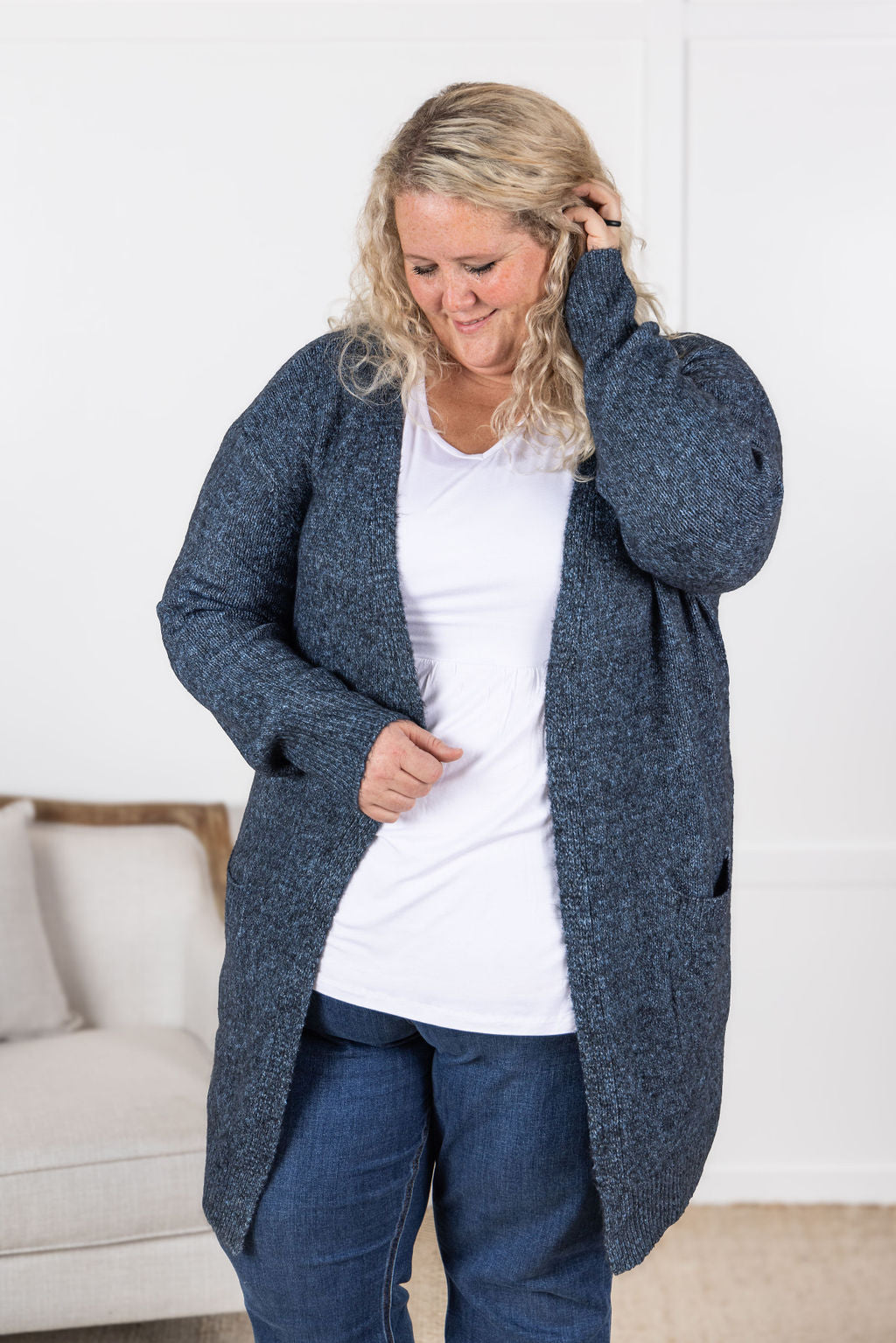 Madison Cozy Cardigan - Midnight Skies-Villari Chic, women's online fashion boutique in Severna, Maryland