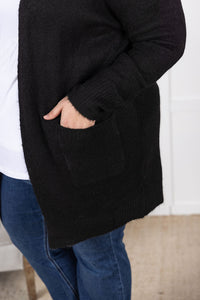 Madison Cozy Cardigan - Jet Black-Villari Chic, women's online fashion boutique in Severna, Maryland