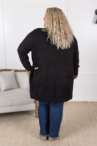 Madison Cozy Cardigan - Jet Black-Villari Chic, women's online fashion boutique in Severna, Maryland