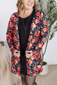 Classic Cardigan - Sunset Floral-Cardigan-Villari Chic, women's online fashion boutique in Severna, Maryland