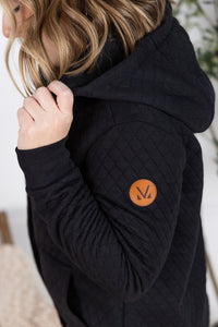 Kyla Zipper Snap Jacket - Black-Jacket-Villari Chic, women's online fashion boutique in Severna, Maryland