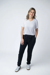 Corrine Joggers - Black-bottoms-Villari Chic, women's online fashion boutique in Severna, Maryland