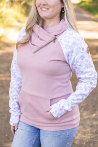 Zoey ZipCowl - Pink and Blush Floral-clothing-Villari Chic, women's online fashion boutique in Severna, Maryland