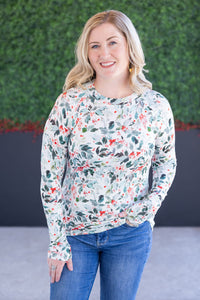 Blair Long Sleeve Top - Winter Berry-Tops-Villari Chic, women's online fashion boutique in Severna, Maryland