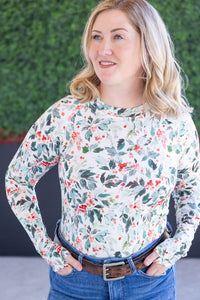 Blair Long Sleeve Top - Winter Berry-Tops-Villari Chic, women's online fashion boutique in Severna, Maryland