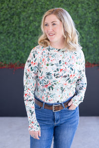 Blair Long Sleeve Top - Winter Berry-Tops-Villari Chic, women's online fashion boutique in Severna, Maryland