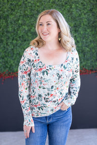 Alyssa Long Sleeve Top - Winter Berry-Tops-Villari Chic, women's online fashion boutique in Severna, Maryland