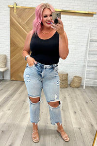 Rizzo High-Rise Crop Straight Jeans by Vervet-Womens-Villari Chic, women's online fashion boutique in Severna, Maryland