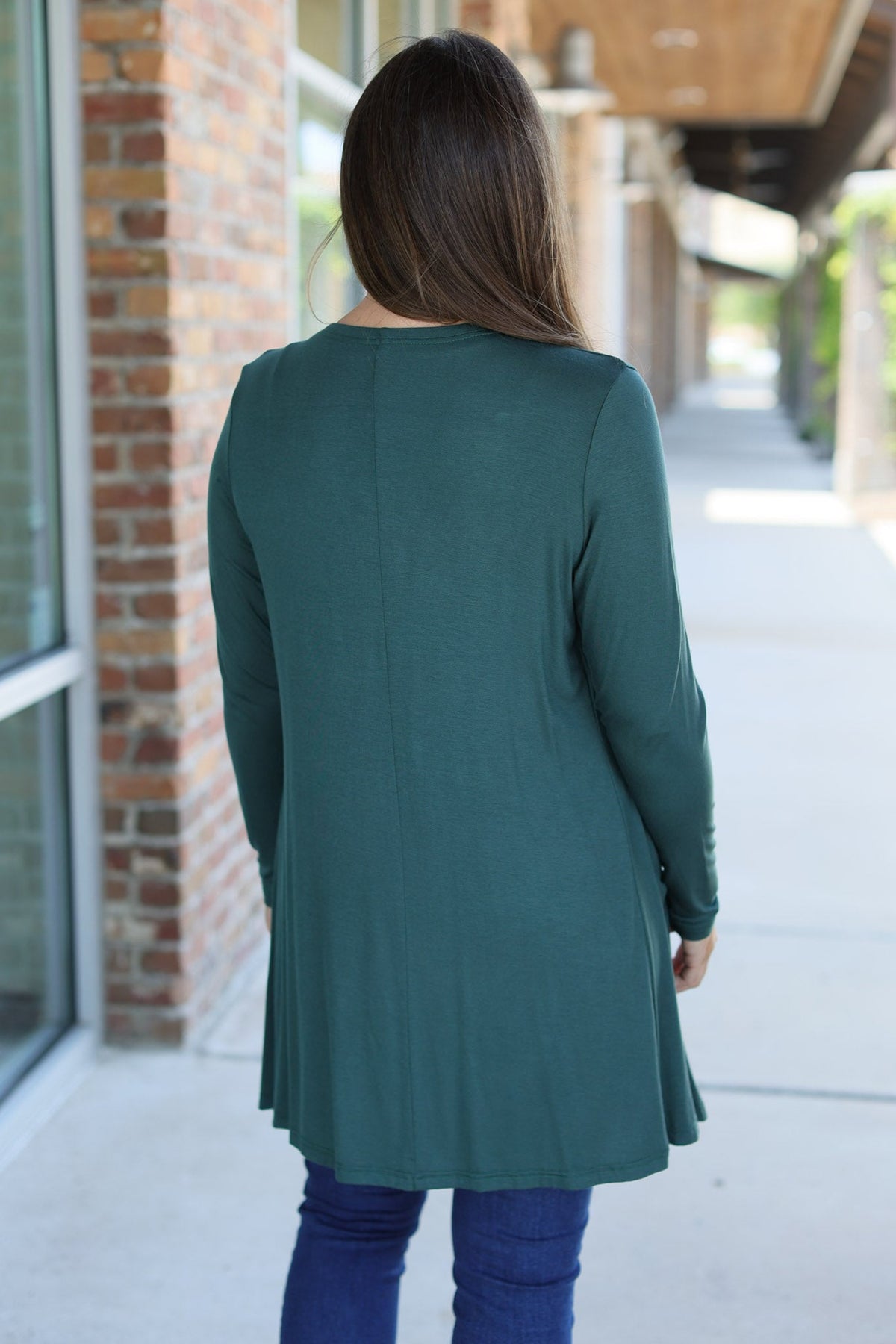 Classic Cardigan - Evergreen-Cardigan-Villari Chic, women's online fashion boutique in Severna, Maryland