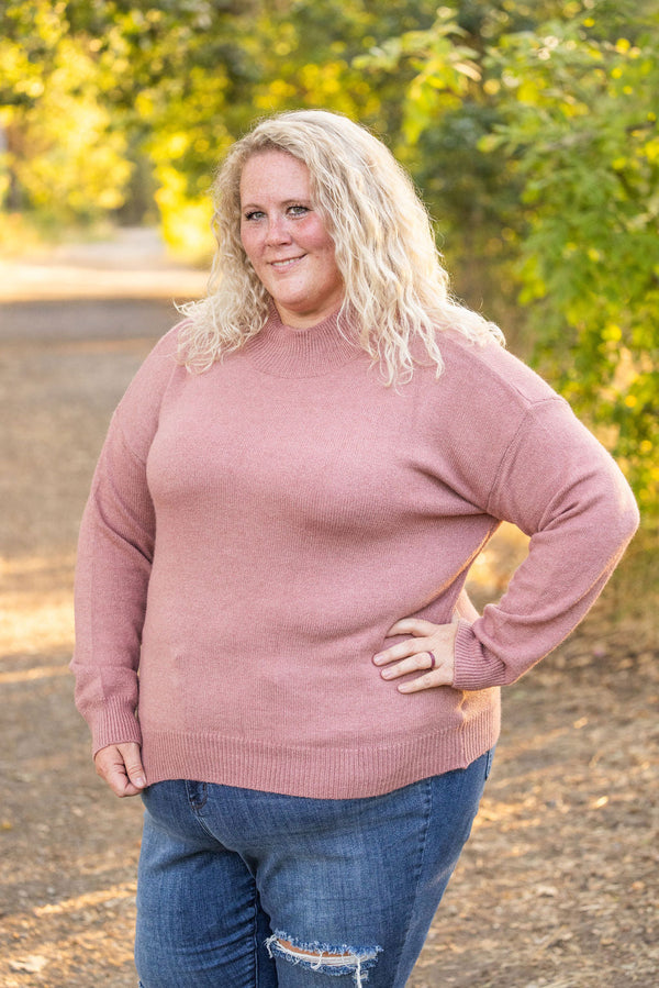 Molly Sweater - Mauve-Villari Chic, women's online fashion boutique in Severna, Maryland