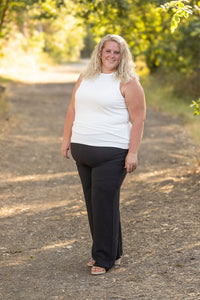 Presley Palazzo Pants - Black-bottoms-Villari Chic, women's online fashion boutique in Severna, Maryland