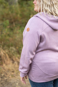 Scuba HalfZip Hoodie - Lavender-Hoodie-Villari Chic, women's online fashion boutique in Severna, Maryland