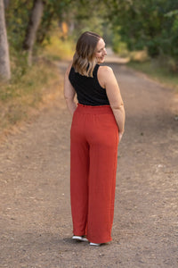 Presley Palazzo Pants - Brick-bottoms-Villari Chic, women's online fashion boutique in Severna, Maryland