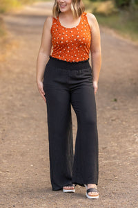 Presley Palazzo Pants - Black-bottoms-Villari Chic, women's online fashion boutique in Severna, Maryland