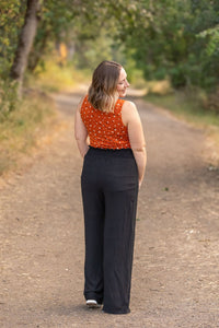 Presley Palazzo Pants - Black-bottoms-Villari Chic, women's online fashion boutique in Severna, Maryland