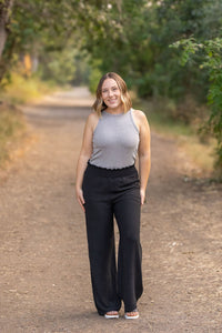 Presley Palazzo Pants - Black-bottoms-Villari Chic, women's online fashion boutique in Severna, Maryland