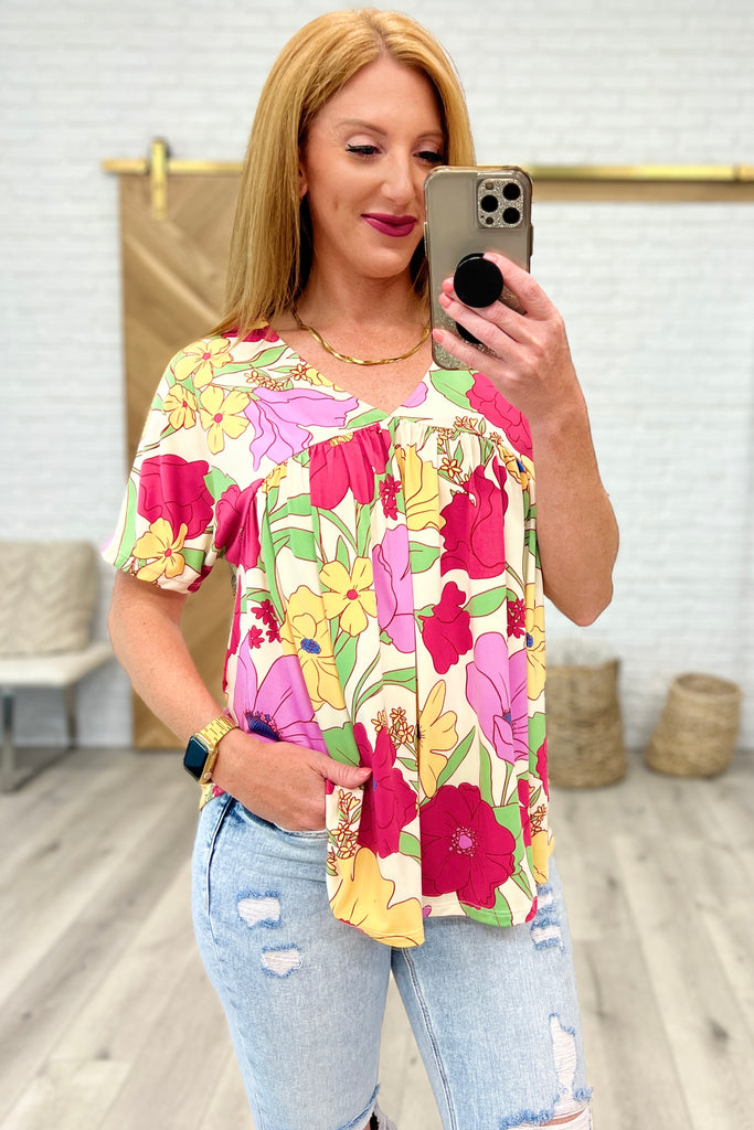 Do It Anyways Floral Top-Womens-Villari Chic, women's online fashion boutique in Severna, Maryland