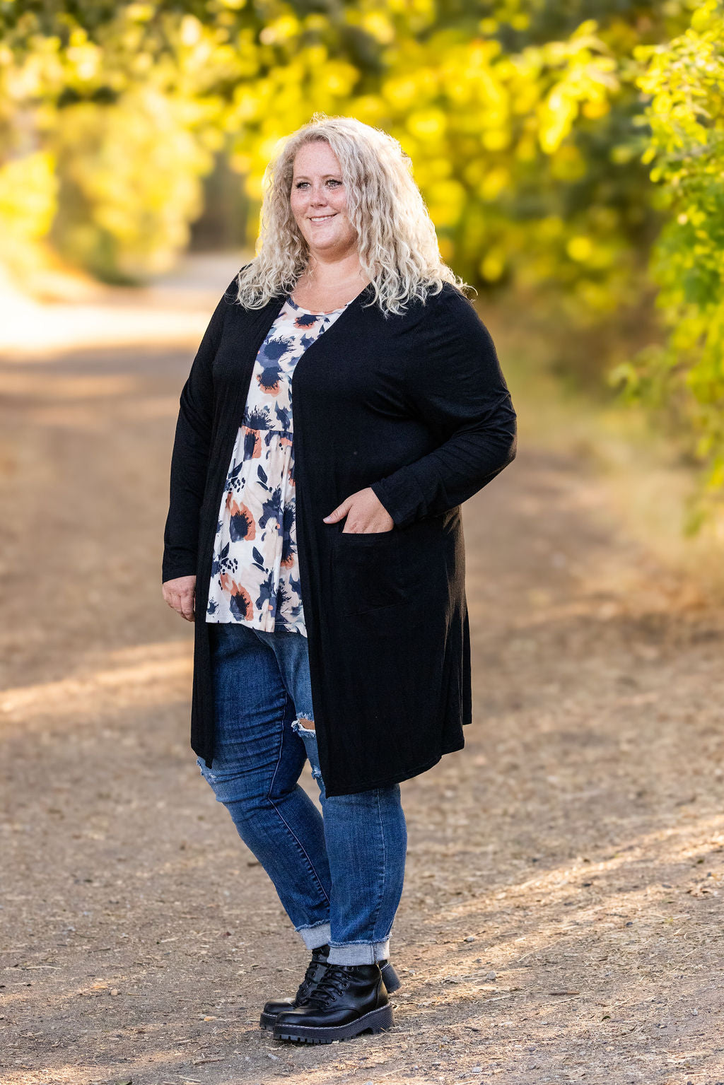 Classic Cardigan - Black-Cardigan-Villari Chic, women's online fashion boutique in Severna, Maryland