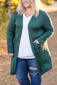 Classic Cardigan - Evergreen-Cardigan-Villari Chic, women's online fashion boutique in Severna, Maryland