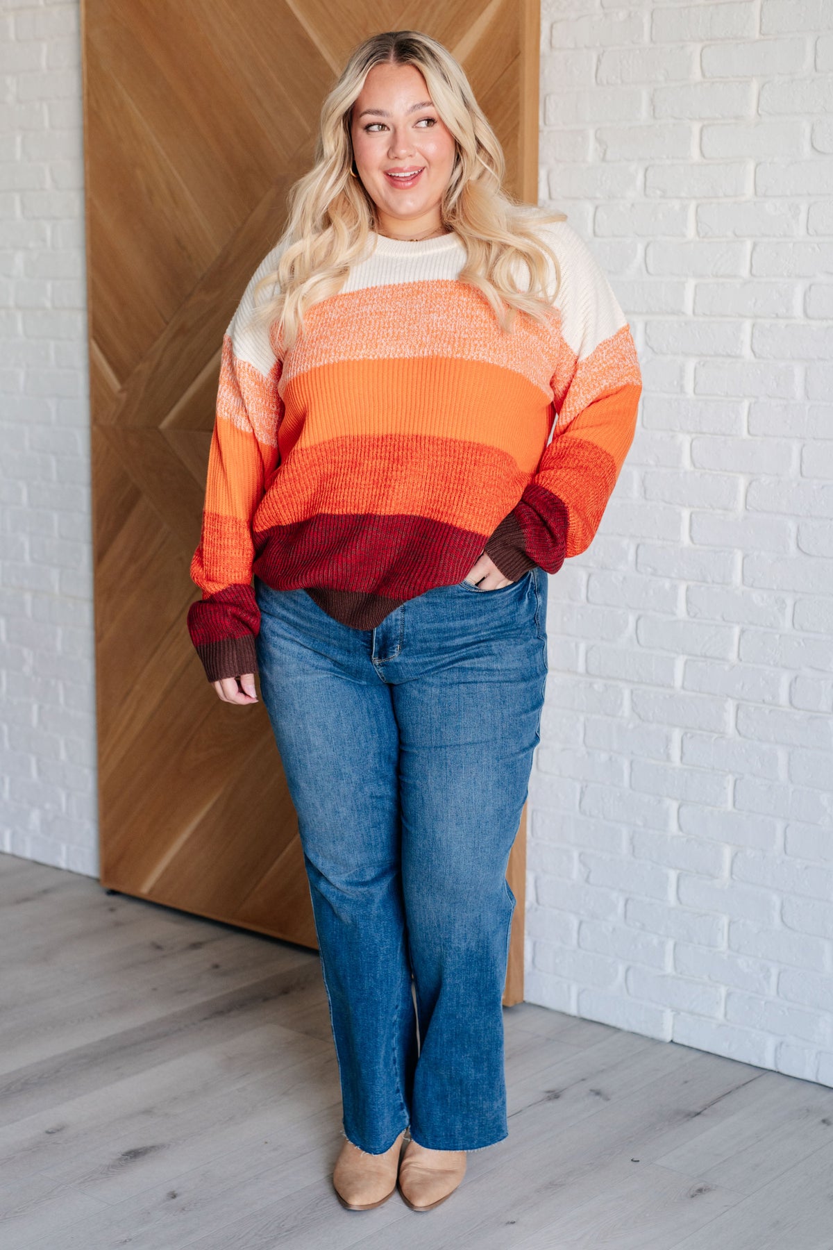 All Too Well Color Block Sweater-Tops-Villari Chic, women's online fashion boutique in Severna, Maryland