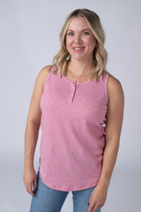 Alison Henley Tank - Rose-tanks-Villari Chic, women's online fashion boutique in Severna, Maryland