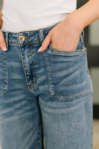 Judy Blue High Waist Soft Barrel Stitch Thru Pocket-Womens-Villari Chic, women's online fashion boutique in Severna, Maryland