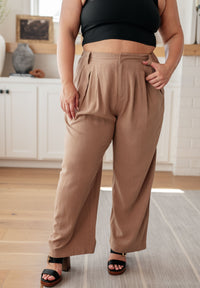 Business Meeting Wide Leg Pants-Bottoms-Villari Chic, women's online fashion boutique in Severna, Maryland