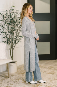 Call Me Wonderful Longline Cardigan in Grey-Womens-Villari Chic, women's online fashion boutique in Severna, Maryland