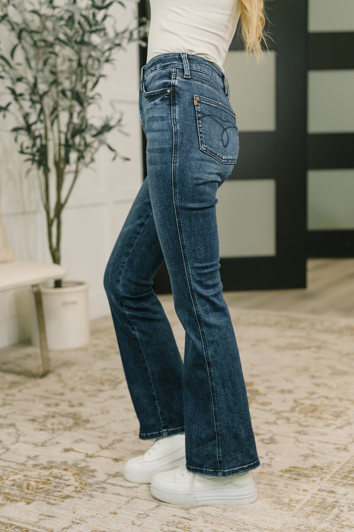 Judy Blue High Waist Tummy Control Bootcut Jean-Womens-Villari Chic, women's online fashion boutique in Severna, Maryland
