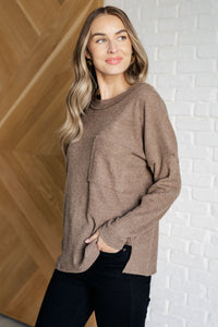 Casual Tuesday Ribbed Knit Sweater in Mocha-Tops-Villari Chic, women's online fashion boutique in Severna, Maryland