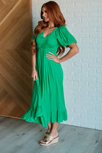 Catch a Cloud and Pin it Down Smocked Bodice Dress-Dresses-Villari Chic, women's online fashion boutique in Severna, Maryland