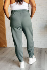 Center Seam Scuba Joggers in Ash Jade-Bottoms-Villari Chic, women's online fashion boutique in Severna, Maryland