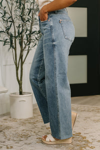 Judy Blue High Waist Rigid Magic Baggy Jeans-Womens-Villari Chic, women's online fashion boutique in Severna, Maryland