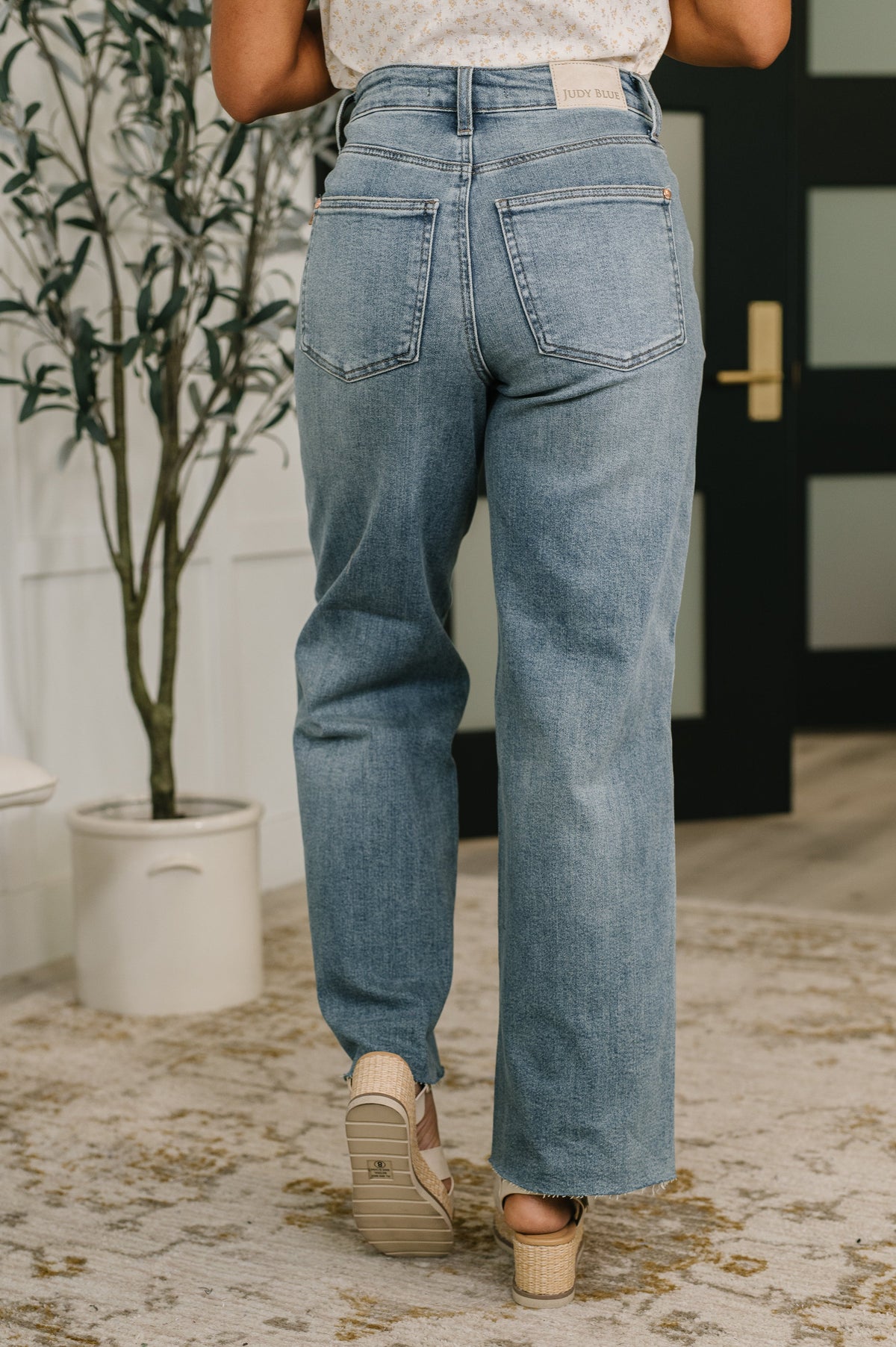 Judy Blue High Waist Rigid Magic Baggy Jeans-Womens-Villari Chic, women's online fashion boutique in Severna, Maryland