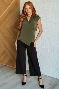 Magic Wide Leg Crop Pants in Chocolate-Bottoms-Villari Chic, women's online fashion boutique in Severna, Maryland