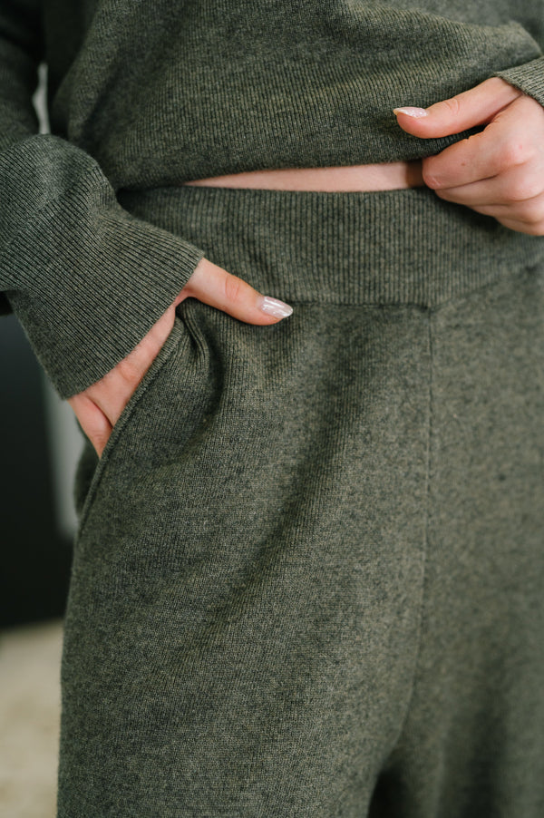 Clove Culottes in Moss-Womens-Villari Chic, women's online fashion boutique in Severna, Maryland